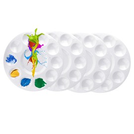 Painting Palette for Storage, 4 Pieces Mixed Tablets for Painting Shades, Universal Palette for DIY Art Painting, Mixing Palette