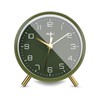 Mebus Silent Alarm Clock with Stylish Design, Snooze and Illuminated