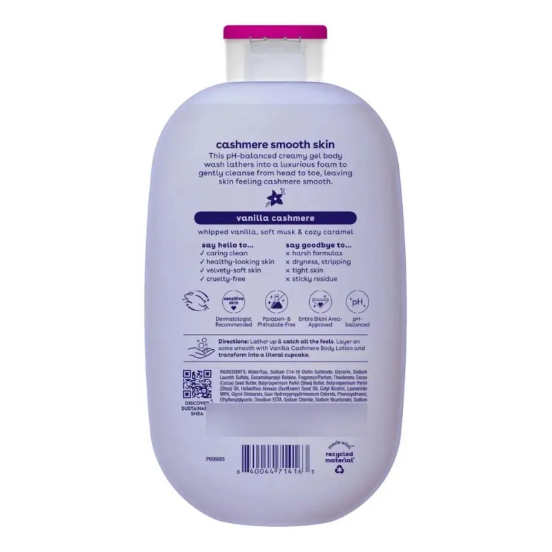 Gel De Baño Vainilla Eos Shea Better Cashmere 473 Ml