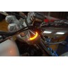 VICTORY MOTORCYCLE LED FORK SPIKE FRONT TURN SIGNAL INDICATOR RELOCATION