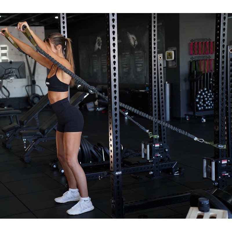 4KOR Squat Rack Strap Anchors for Resistance Bands- Heavy Duty