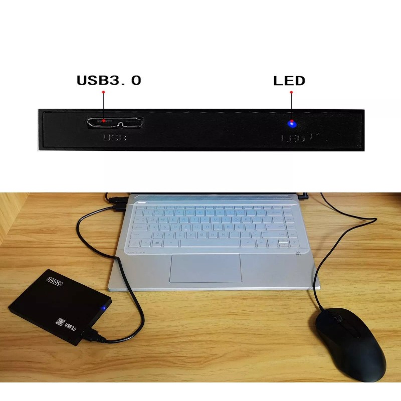 HWAYO 2.5'' 320GB Ultra Slim Portable External Hard Drive USB3.0