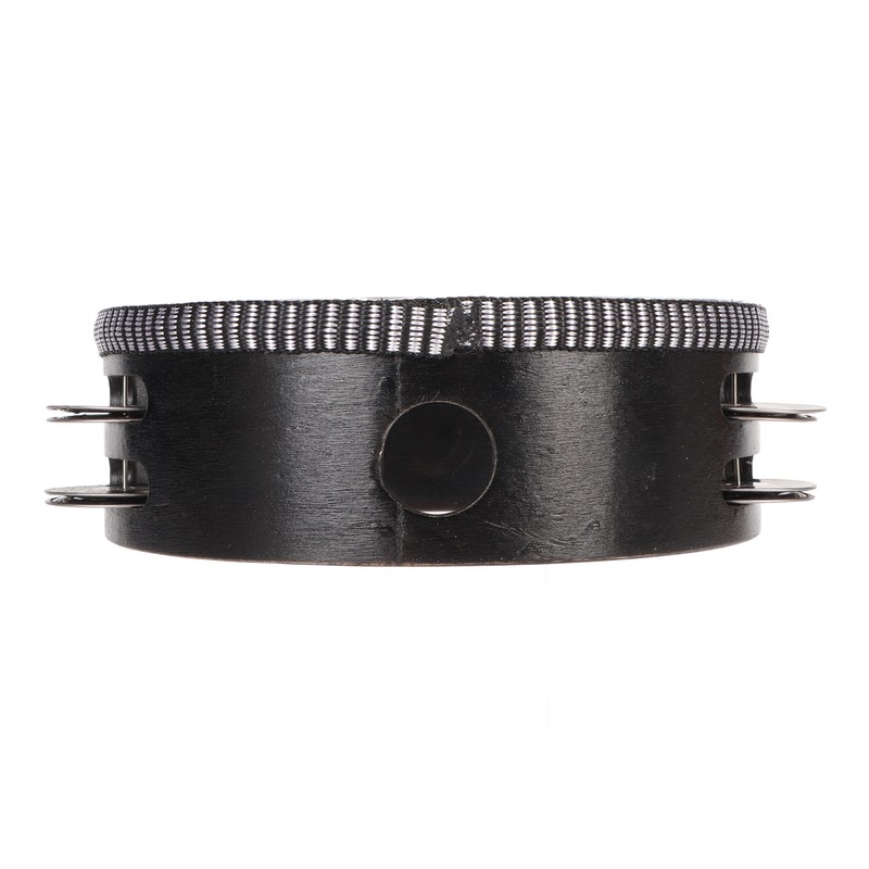 6 Inch Tambourines Double Row Melodious Polished Reflective Drum Hand