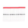 HUABAN 100PCS 1N4002 Rectifier Diode 1A 100V DO-41 (DO-204AL) Axial