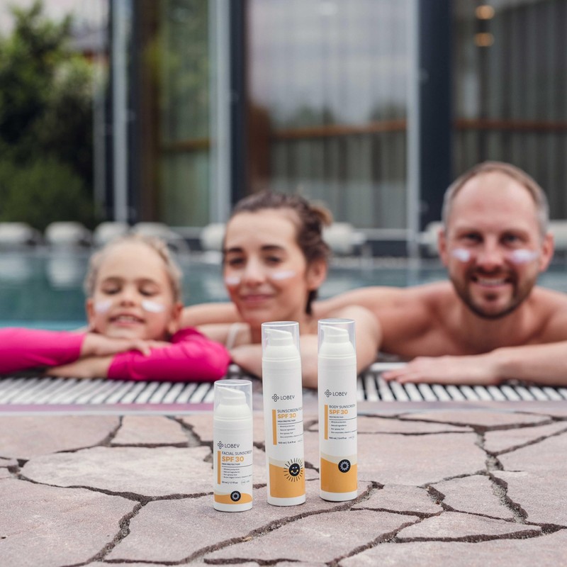 Lobey Mineral Sun Cream Face SPF 30 - Natural UVA/UVB