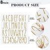 8 Sheets Vinyl Letter Stickers Waterproof Self Adhesive Letter Numbers