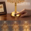 Folux Mini Cordless Boho Rattan Table lamp, 5200-mAh Rechargeable Battery,