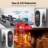 [2 Pack] MOES Carbon Monoxide & Natural Gas Detector Plug