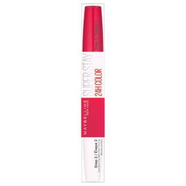 Maybelline New York Super Stay 24H Lipstick, Liquid and Long-Lasting, No.195 Raspberry, 5 g