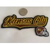 Kansas City Chiefs vintage embroidered iron on patch Approx 5”x