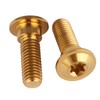 UHDFBDHF 6Pcs Titanium Bolt M8 x 20mm 25mm Motorcycle Rear