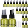 Segbeauty 18pcs 0.5oz Glass Travel Size Containers for Lotions, Mini