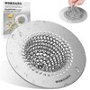Wokdada Sink Drain Strainer, Reversible No Clog Mesh Kitchen Sink