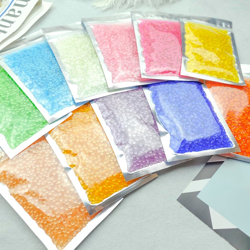 Mulutoo 8000Pcs 3MM Resin Flatback Rhinestones, Glow in The Dark