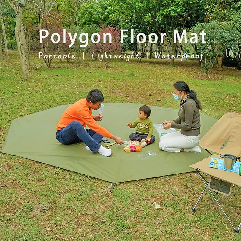 HipierFx 10.5x9.5ft Tent Footprint Waterproof Camping Tarp Ultralight Mat Under