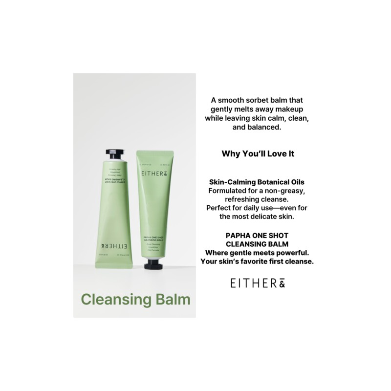 EITHER& [EITHER&]Papha One Shot Cleansing Balm 80ml
