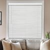 CHICOLOGY Cordless Faux Wood Blinds, Window Shades, 22''W x 72''H,