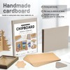 JNENERY 10 Chipboard Sheets 8.5 x 11", 22pt Book Board
