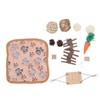 12Pcs Hamster Toy Set Natural Safe Hand Woven Teeth Grinding
