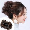etc Natural clip-on bun wig, voluminous updo / 자연스러운 똥머리
