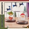 Beeveer 4 Pcs 3" x 4" Watch Ornament Glass Display