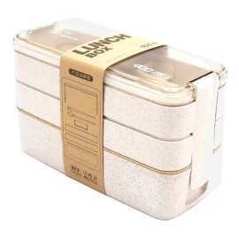 Monzó Lonchera 3 Niveles ,fiambrera, Lunch Box, Antiderrames