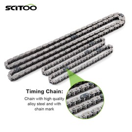 SCITOO Timing Chain Kit fits for 2007 2009 TK2040 for LEXUS ES350 GS300 GS450h IS250 RX350 2.5L 3.0L 3.5L