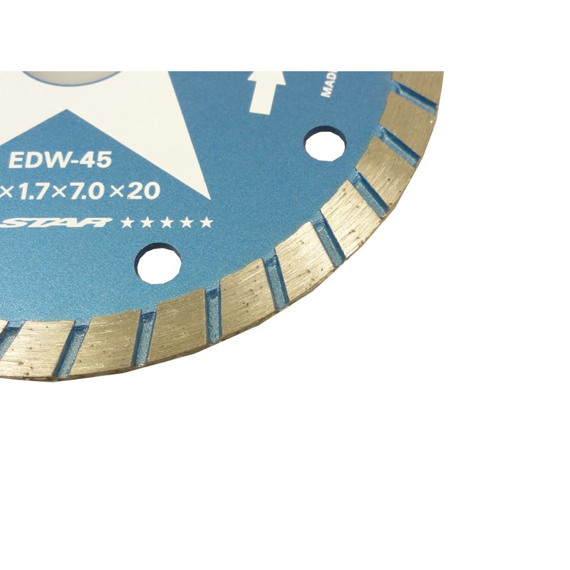 E-Value EDW-45 Diamond Cutter, Wave Type, 4.2 inches (107 mm)