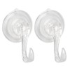 TRIXES 2PC Large Suction Cup with Plastic Hooks - Window