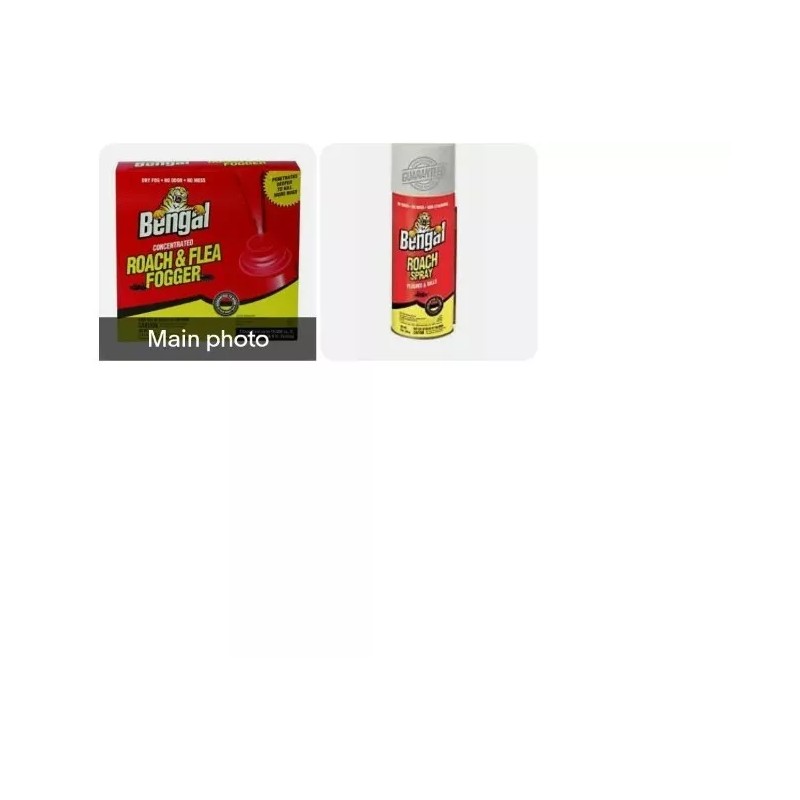 Bengal Bengal Insect Killer Concentrated Roach & Flea Fogger &