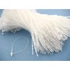 1000pcs White Plastic Hang Tag String Snap Lock Fastener Hand