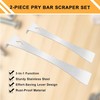 2-Piece 17005 Stainless Steel Pry Bar Scraper Set,7-1/4" & 9-1/4"