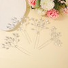 4 Pieces Crystal Bridal Hair Pins, Rhinestones Hair Clips for