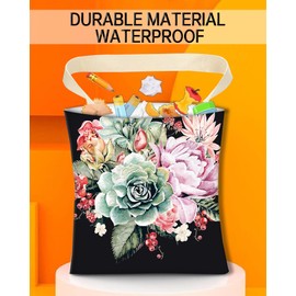 ANKVRP Car Garbage Can, Car Trash Bag, Car Garbage Bag, Hanging Car Trash Can for Car Accessories, Vehicle, Travelling, Camping, Cute Car Back Seat Organizer, Beautiful Floral Design