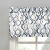 No. 918 Barker Geometric Print Microfiber 3-Piece Kitchen Curtain Set,