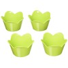 Zak Designs Rose 0204-9990 4 Schälchen 8 cm, Grün