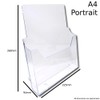 EPOSGEAR® 1 Pack - A4 Freestanding Counter Acrylic Leaflet Flyer