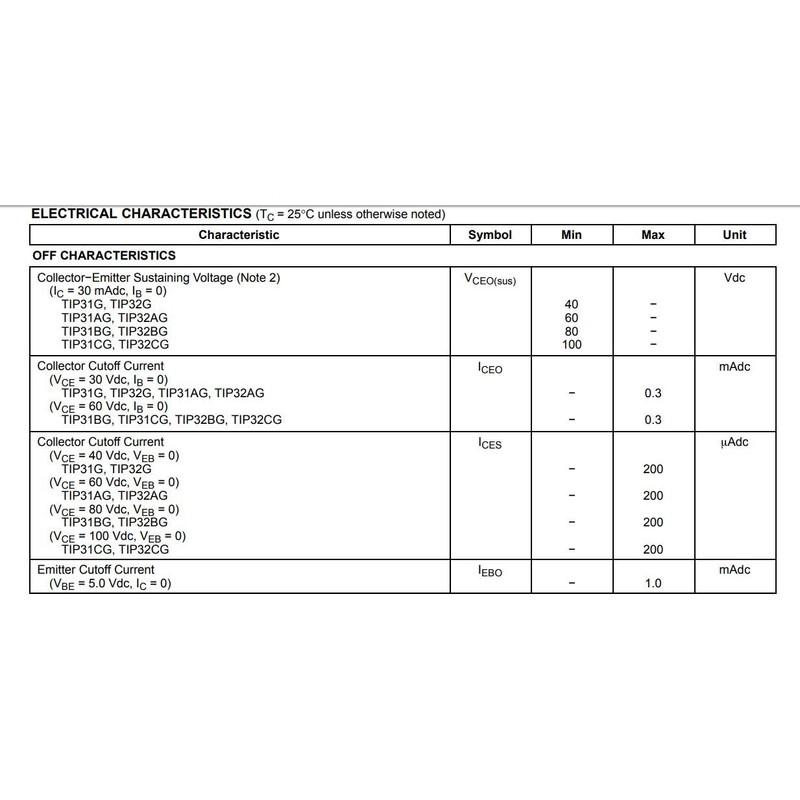 Bridgold 20PCS TIP32C TIP32 PNP Bipolar(BJT) Single Transistor, General Purpose,100V/3A,TO-220AB