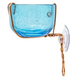 Songbird Essentials SEHHBBWF Copper Bluebird Mealworm Window Feeder (Set of 1)