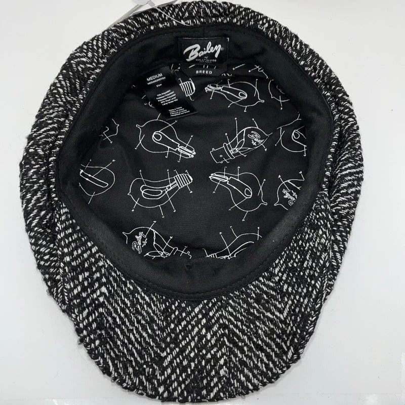 Bailey of Hollywood Men's Dollis Eight Paneled Flat Ivy Cap