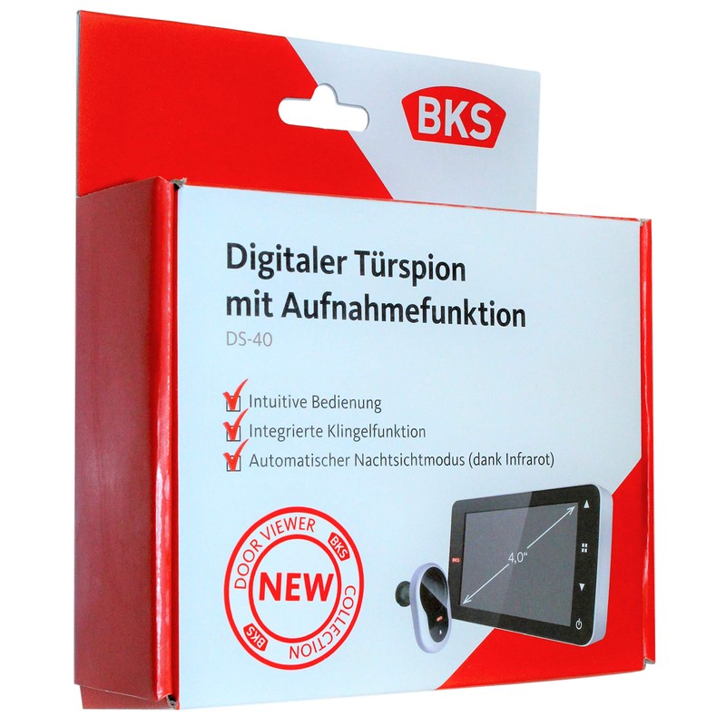 BKS DS-40 Digital Door Viewer with 4.0 Inch Colour TFT