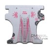 100 Professional XXL Stiletto Modelling Stencils - White Nail Modelling