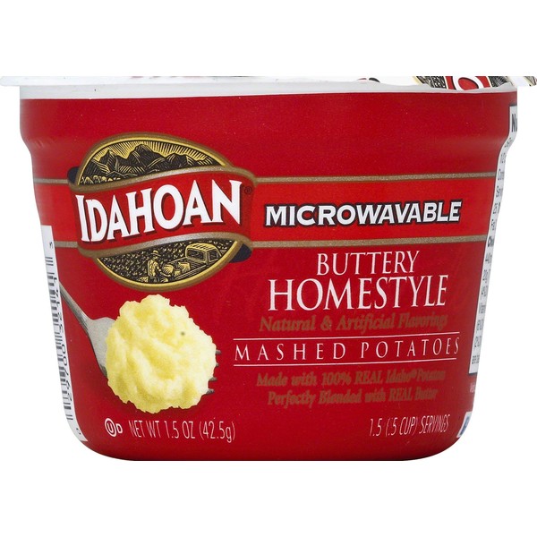 Idahoan Mashed Potatoes, Buttery Homestyle, 1.5 oz