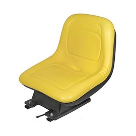All States Seat Assembly Vinyl Yellow fits John Deere GT235 325 345 GT235 GX345 GX355 LX266 LX279 LX288 332 345 355D 325 355D AM131801 AM131530