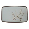Set Of 4 Japan Made Sakura Cherry Blossoms Porcelain Rectangular