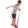 Thera-Band Gymnastikband, Rolle im Spender, mittelstarker Widerstand, Rot, 5,5 m