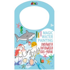 Avenir Underwater Colouring Game, 3-in-1 Creative Set with Games, Stickers and Colouring Pictures, DIY, for Children from 3 Years