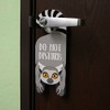 GRAPHICS & MORE Ring Tailed Lemur Do Not Disturb Plastic