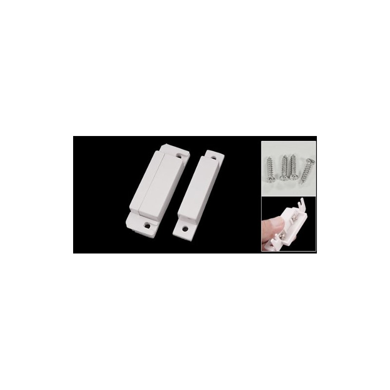 Sourcingmap Magnetic Sensor Home Door Window Entry Warning Switch
