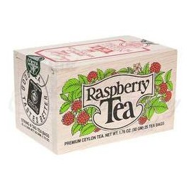 The Metropolitan Tea Company 62WD-618B-005 Raspberry 25 Teabags in Wood Box